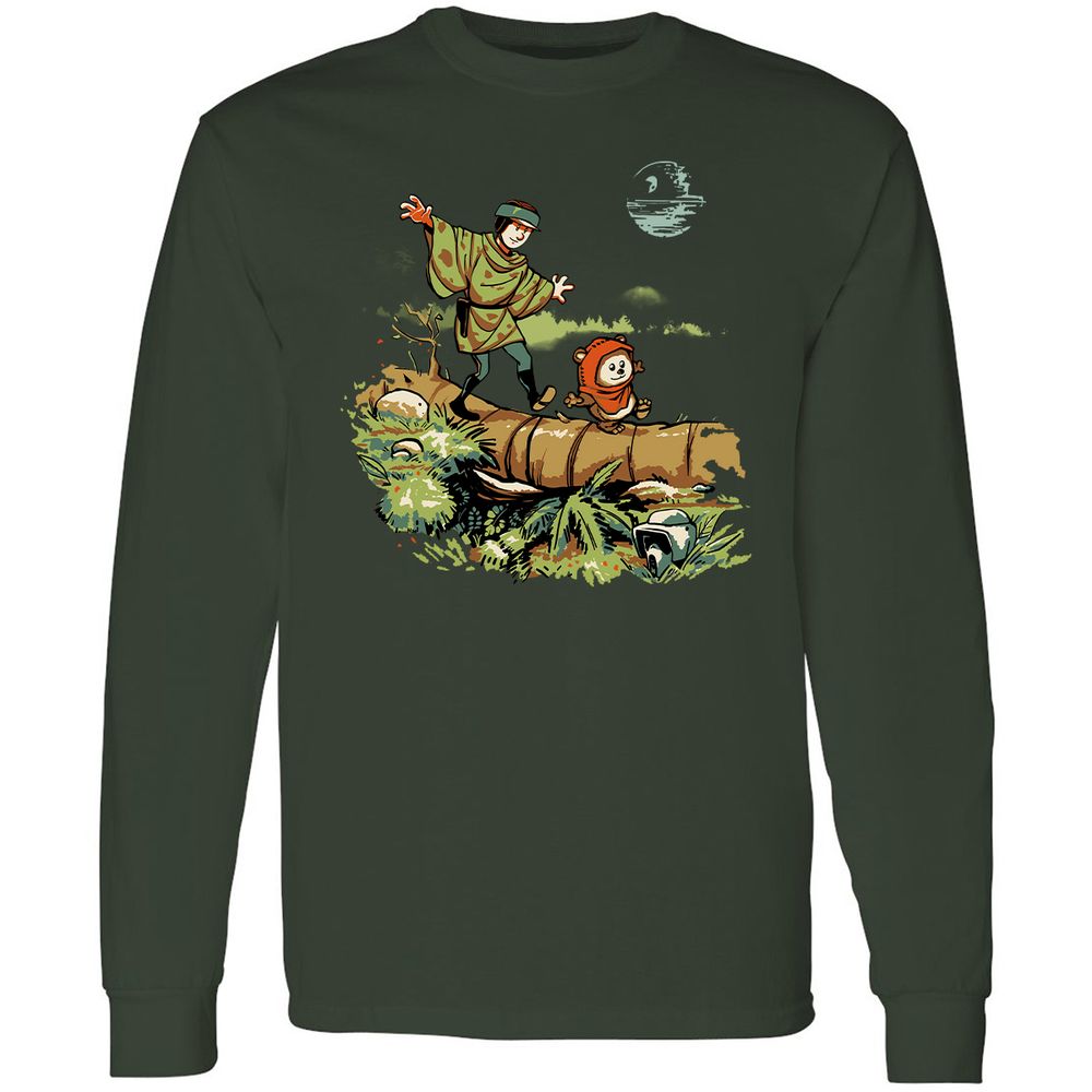 Long Sleeve T-Shirt - P4KFTRH5 - Forest Green - 8