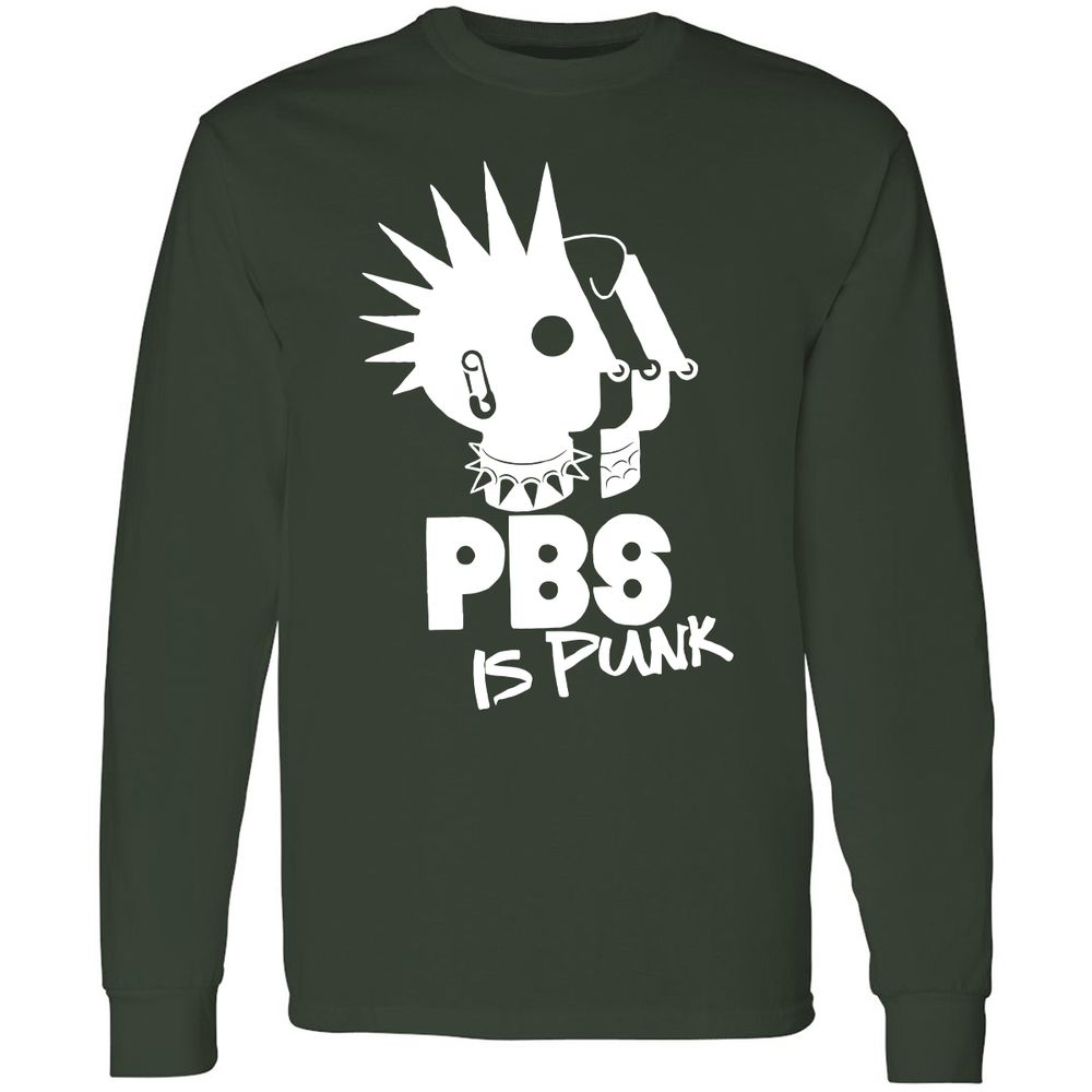 Long Sleeve T-Shirt - 6B96WS3V - Forest Green - 8