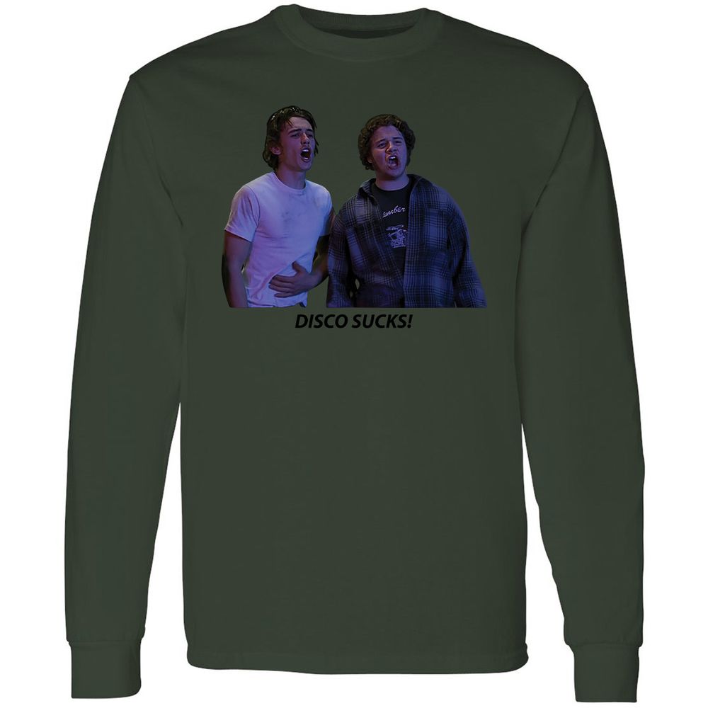 Long Sleeve T-Shirt - HQD3BWGF - Forest Green - 8