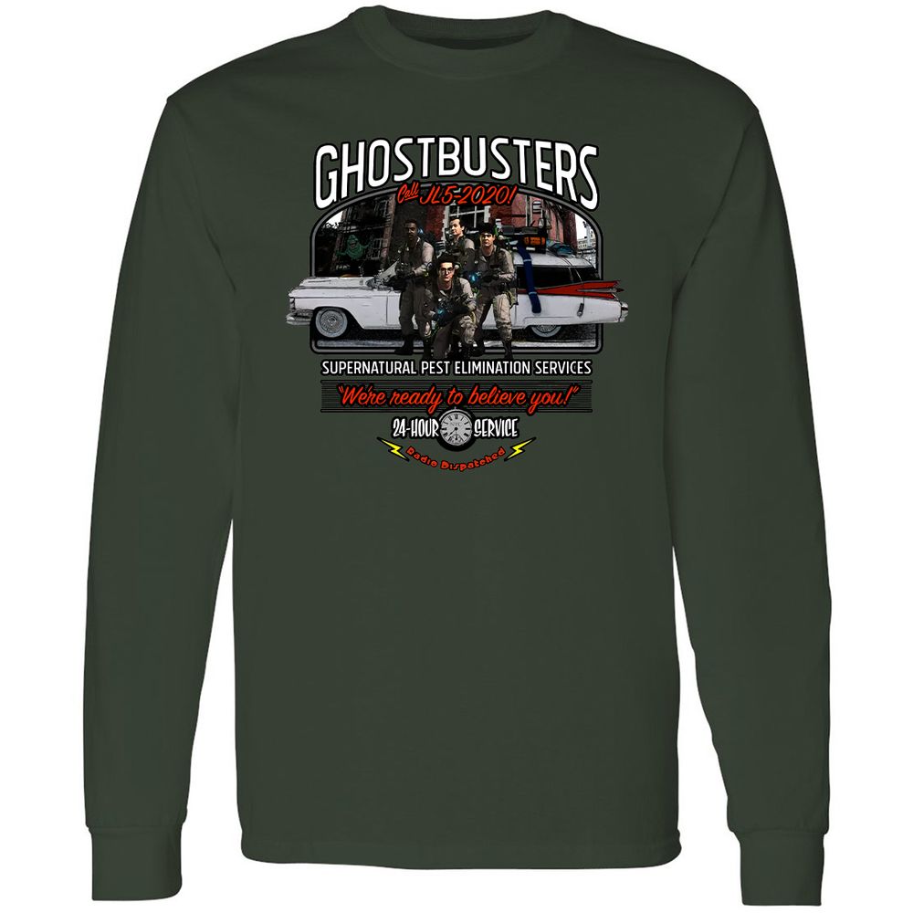 Long Sleeve T-Shirt - 44X2QKK6 - Forest Green - 8