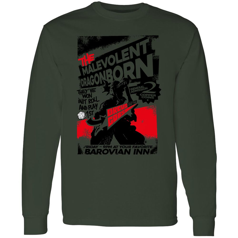 Long Sleeve T-Shirt - DH42YDPM - Forest Green - 8