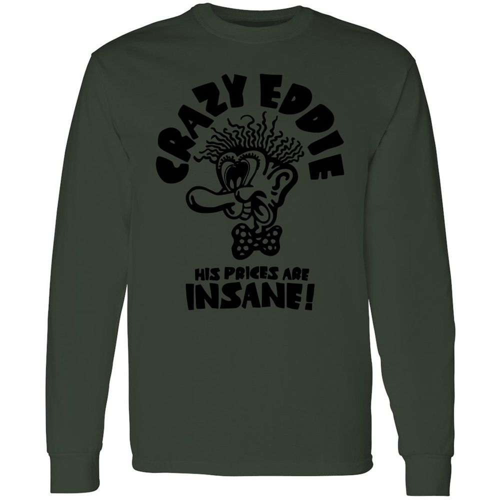 Long Sleeve T-Shirt - U8BYAMH5 - Forest Green - 8