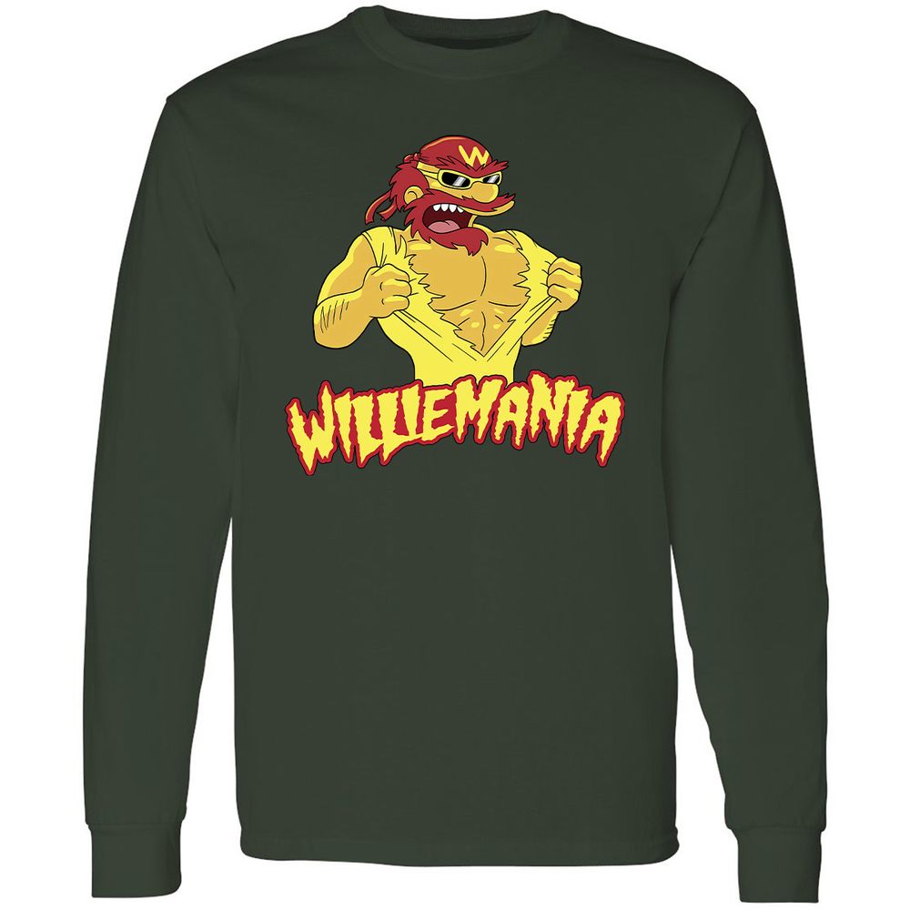 Long Sleeve T-Shirt - QR3GWYF3 - Forest Green - 8