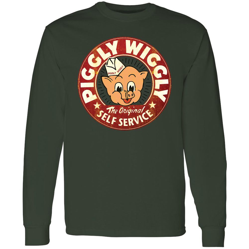 Long Sleeve T-Shirt - W6JRKHWB - Forest Green - 8