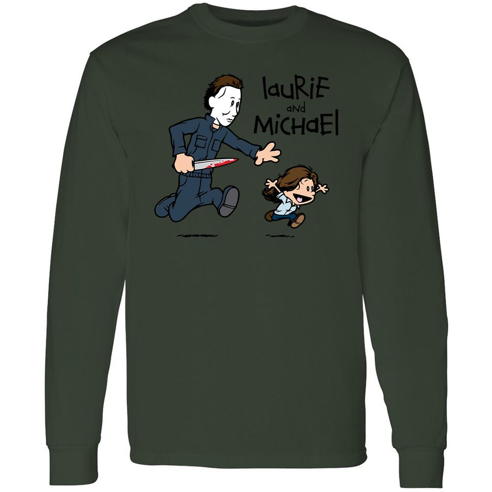 Long Sleeve T-Shirt - 3X5L3NVG - Forest Green - 8