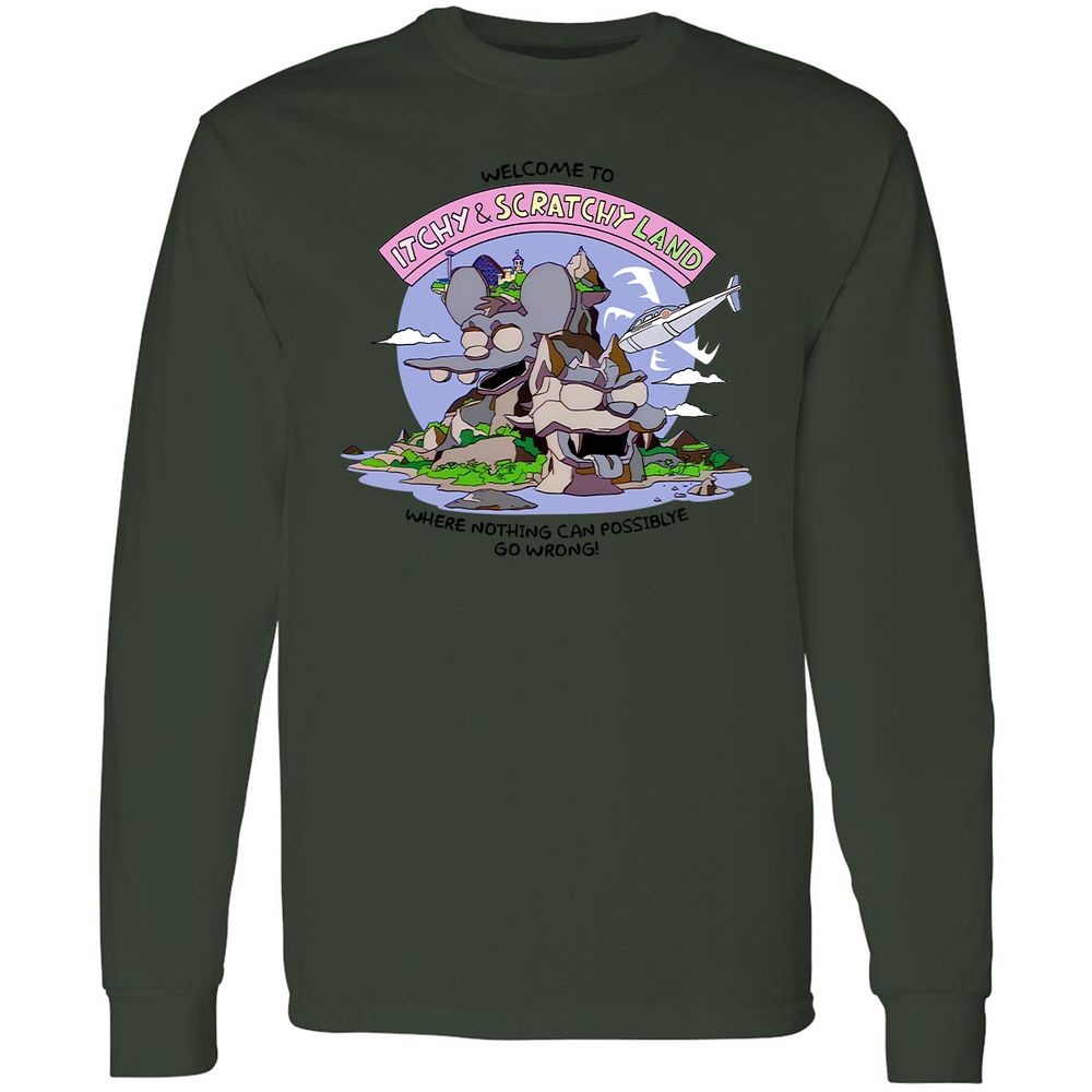 Long Sleeve T-Shirt - 8DS25QPC - Forest Green - 8