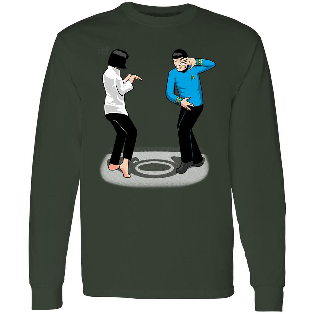 Long Sleeve T-Shirt - YFQRBYYA - Forest Green - 8