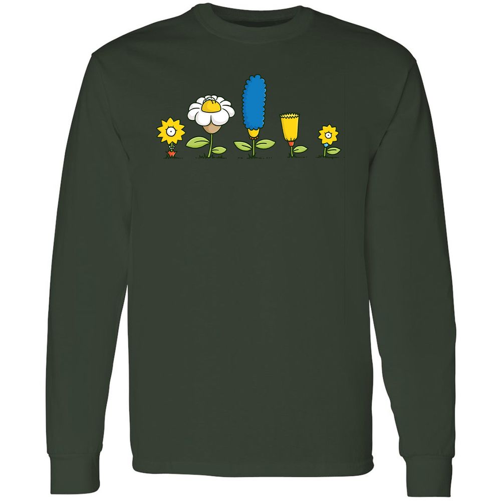 Long Sleeve T-Shirt - DLC9KBVX - Forest Green - 8