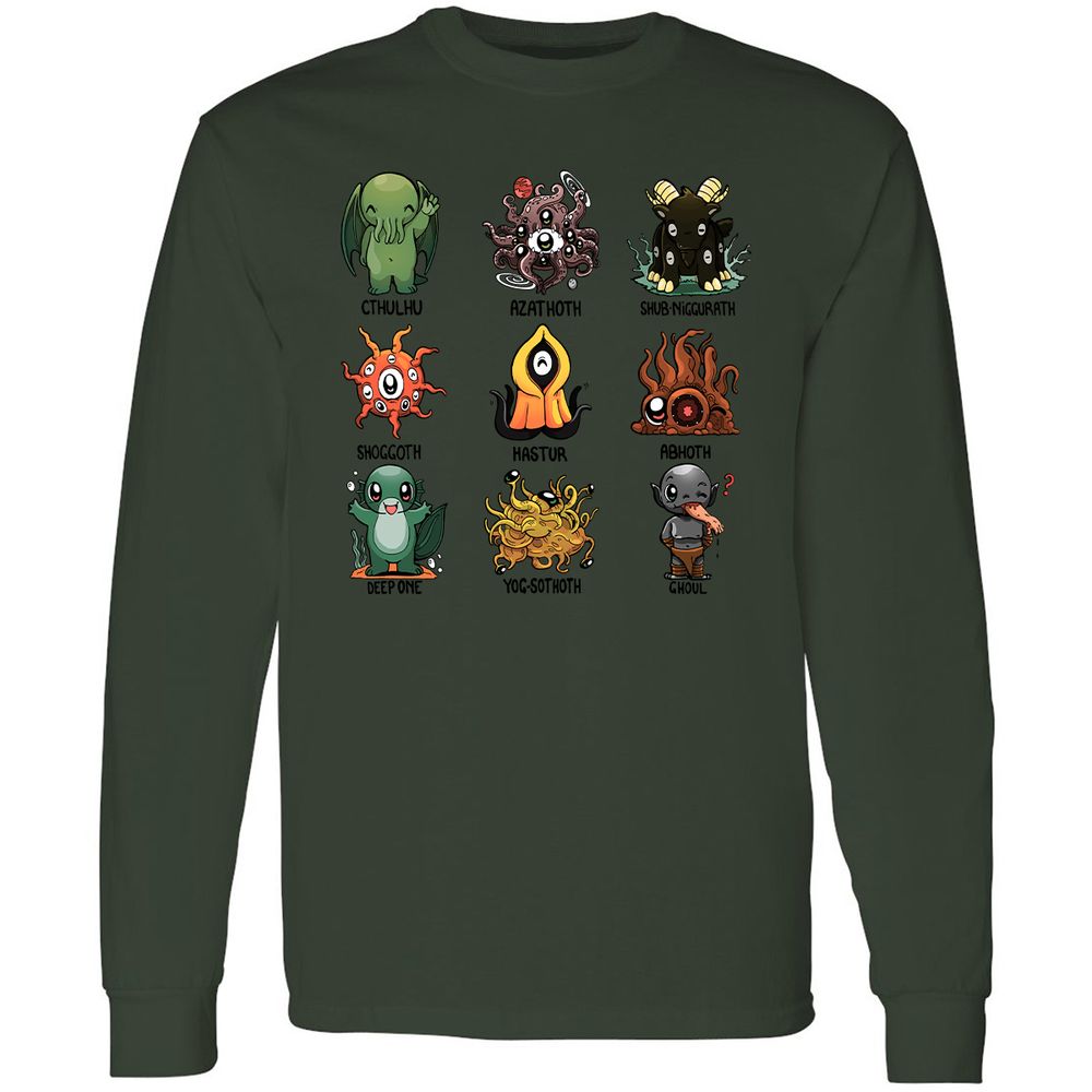 Long Sleeve T-Shirt - 92PEZNPW - Forest Green - 8
