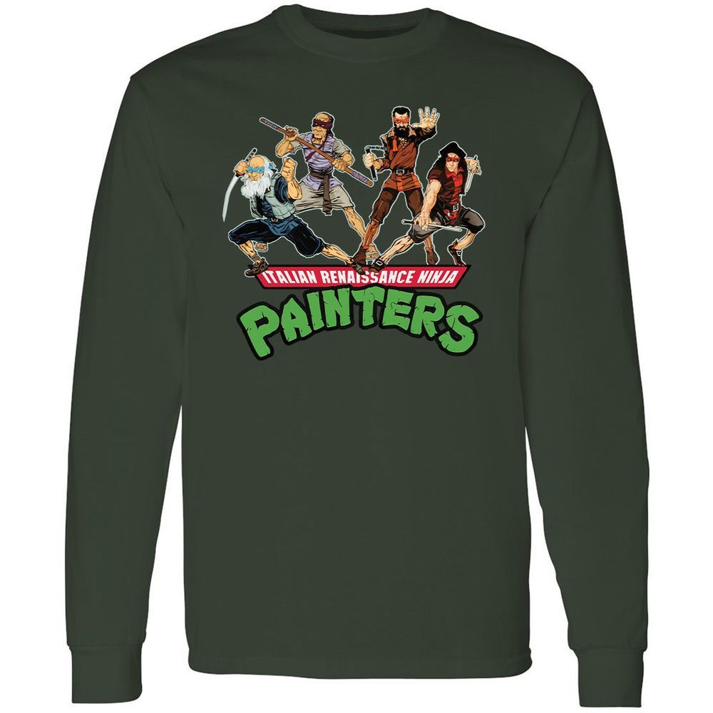 Long Sleeve T-Shirt - XJJTVRXH - Forest Green - 8