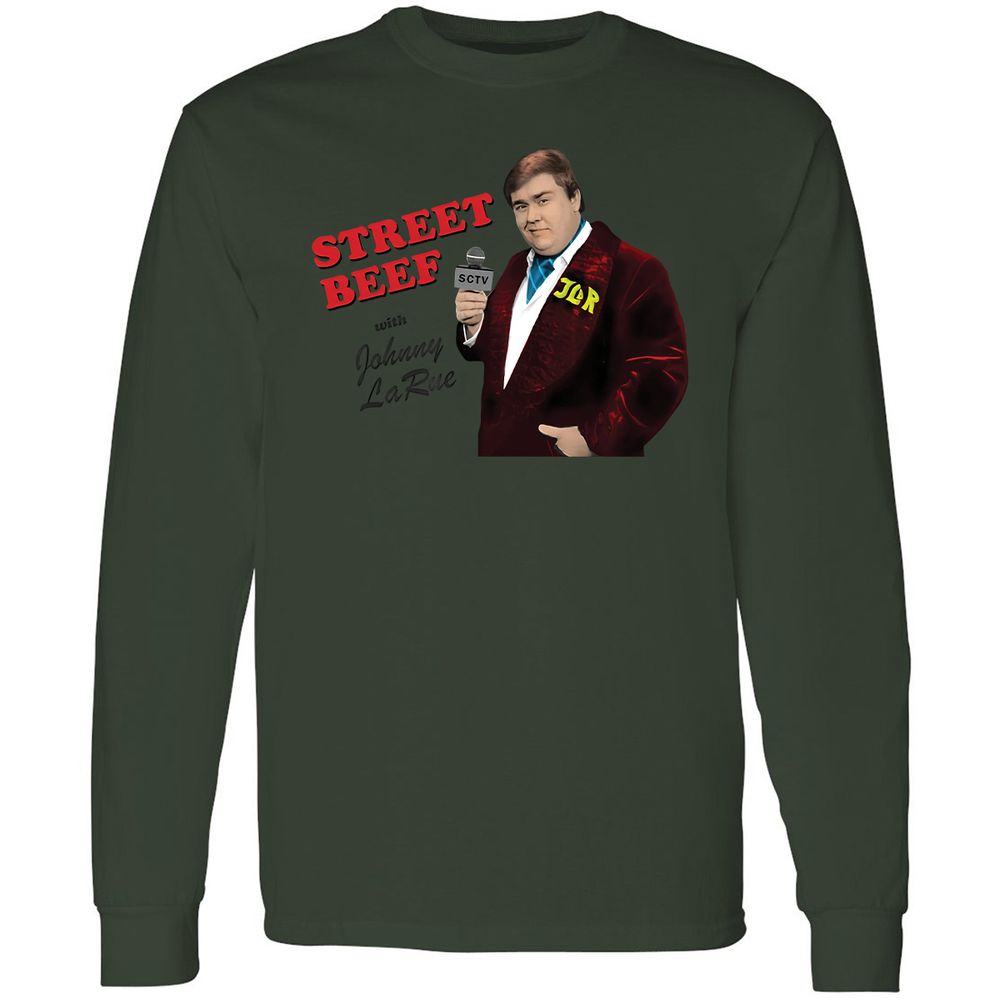 Long Sleeve T-Shirt - QGXH3TL7 - Forest Green - 8