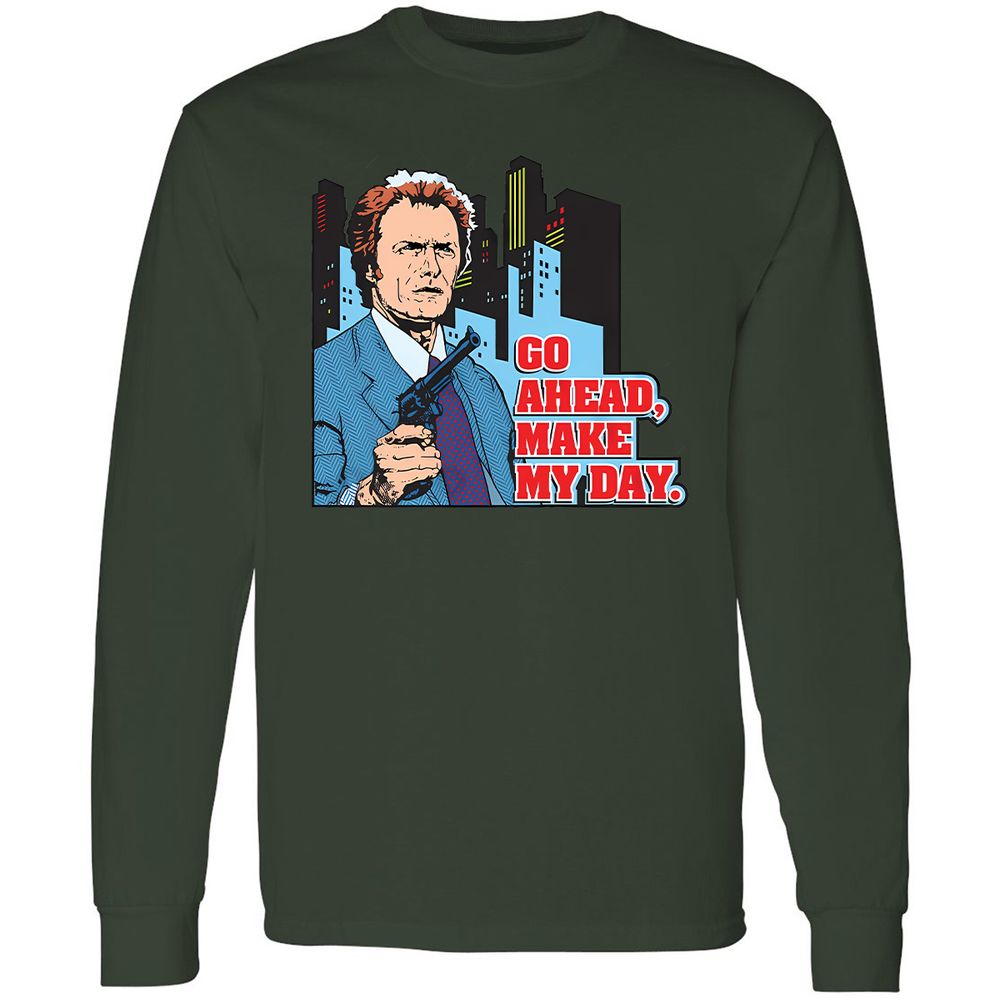Long Sleeve T-Shirt - XZSZHKRY - Forest Green - 8