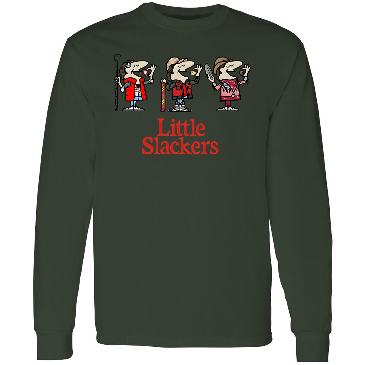 Long Sleeve T-Shirt - 3P7B2K2D - Forest Green - 8