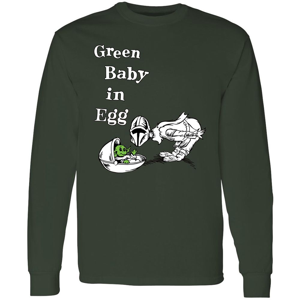 Long Sleeve T-Shirt - 51535A4G - Forest Green - 8