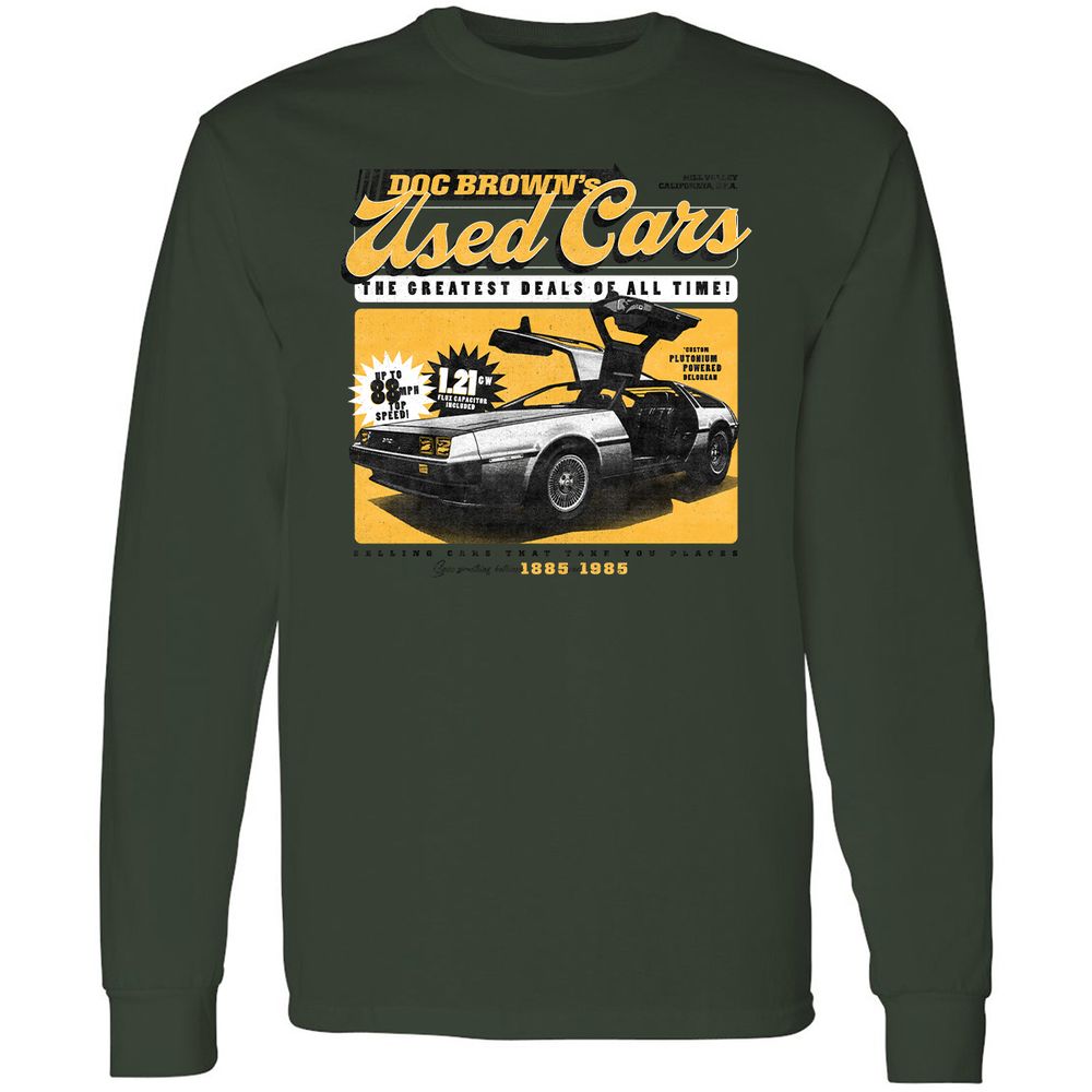 Long Sleeve T-Shirt - H2J8WR64 - Forest Green - 8