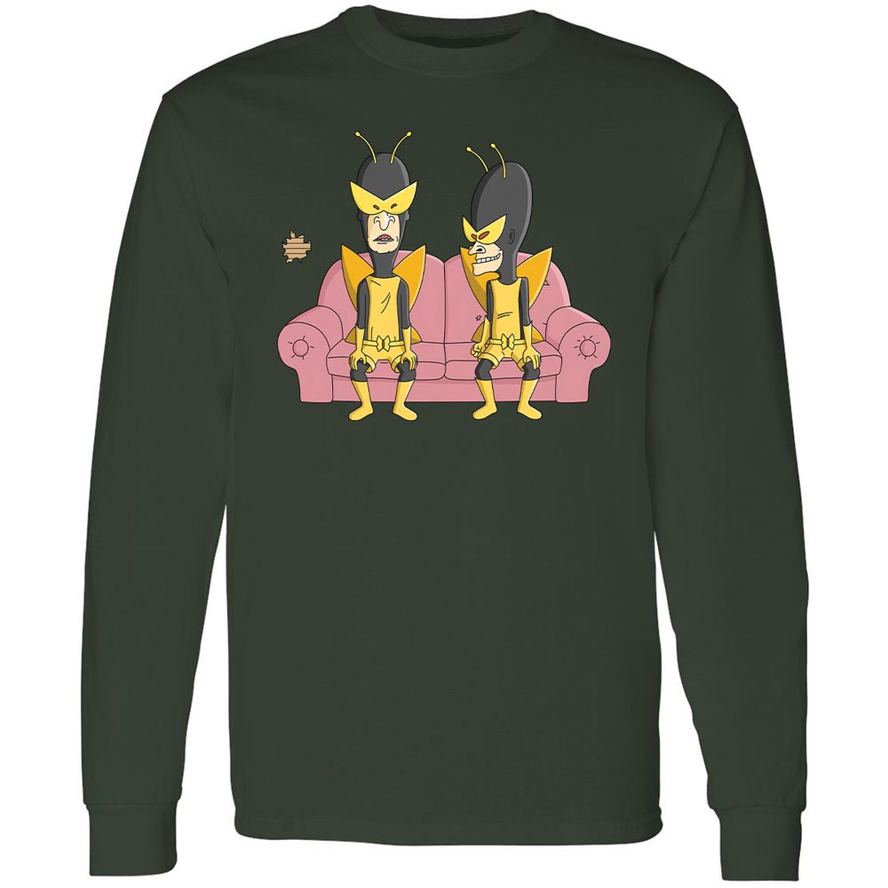 Long Sleeve T-Shirt - 7WZNLW47 - Forest Green - 8