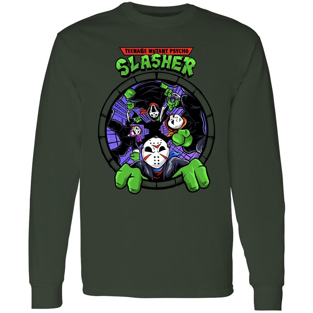 Long Sleeve T-Shirt - P8AS1LBK - Forest Green - 8