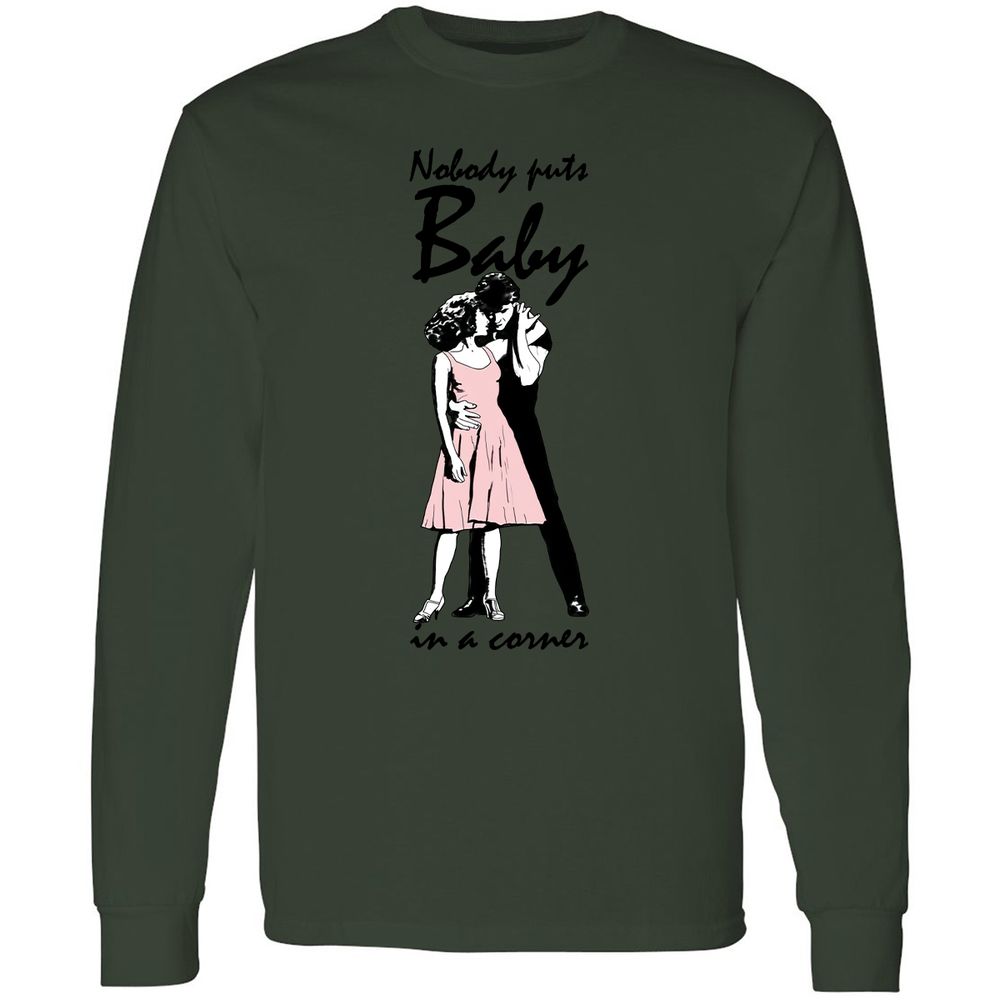 Long Sleeve T-Shirt - PPV57D97 - Forest Green - 8