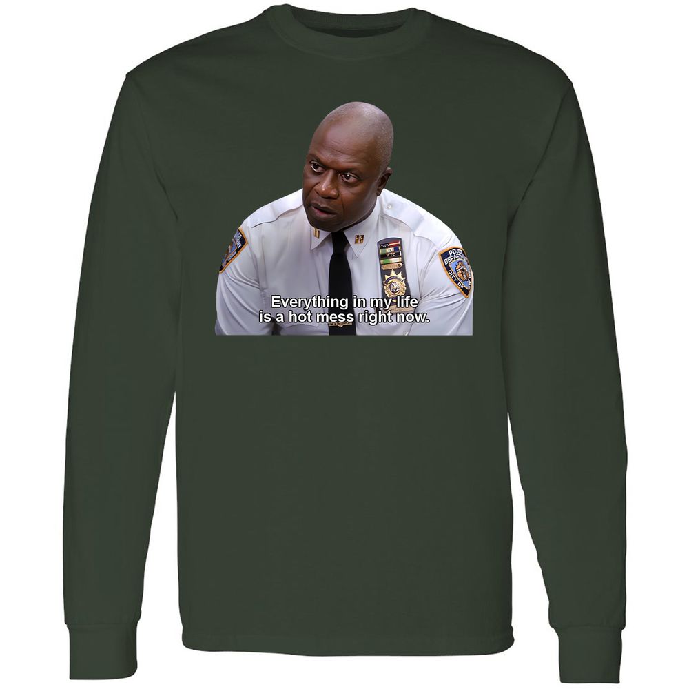 Long Sleeve T-Shirt - 24RYH3TY - Forest Green - 8