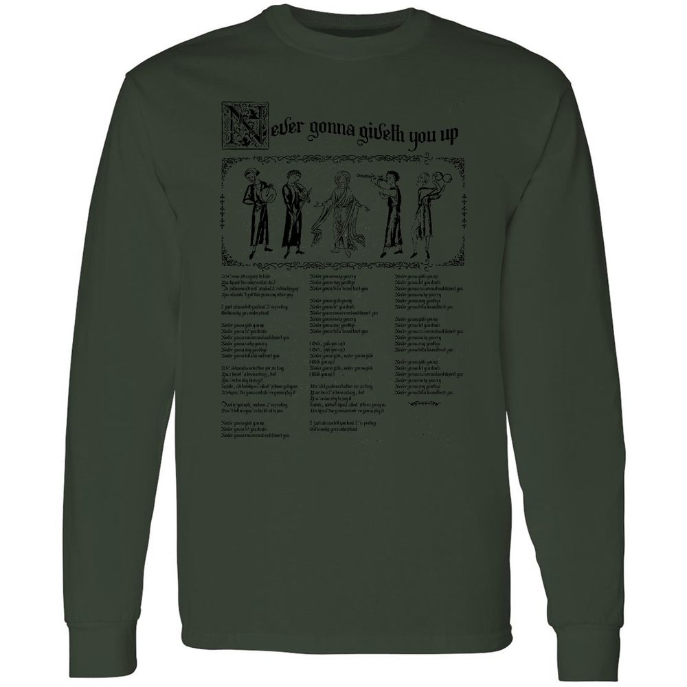 Long Sleeve T-Shirt - JCP5CBZ5 - Forest Green - 8