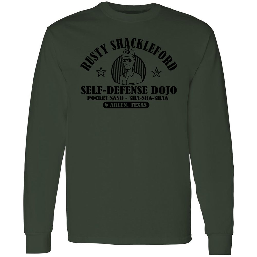 Long Sleeve T-Shirt - 51ML7D6K - Forest Green - 8