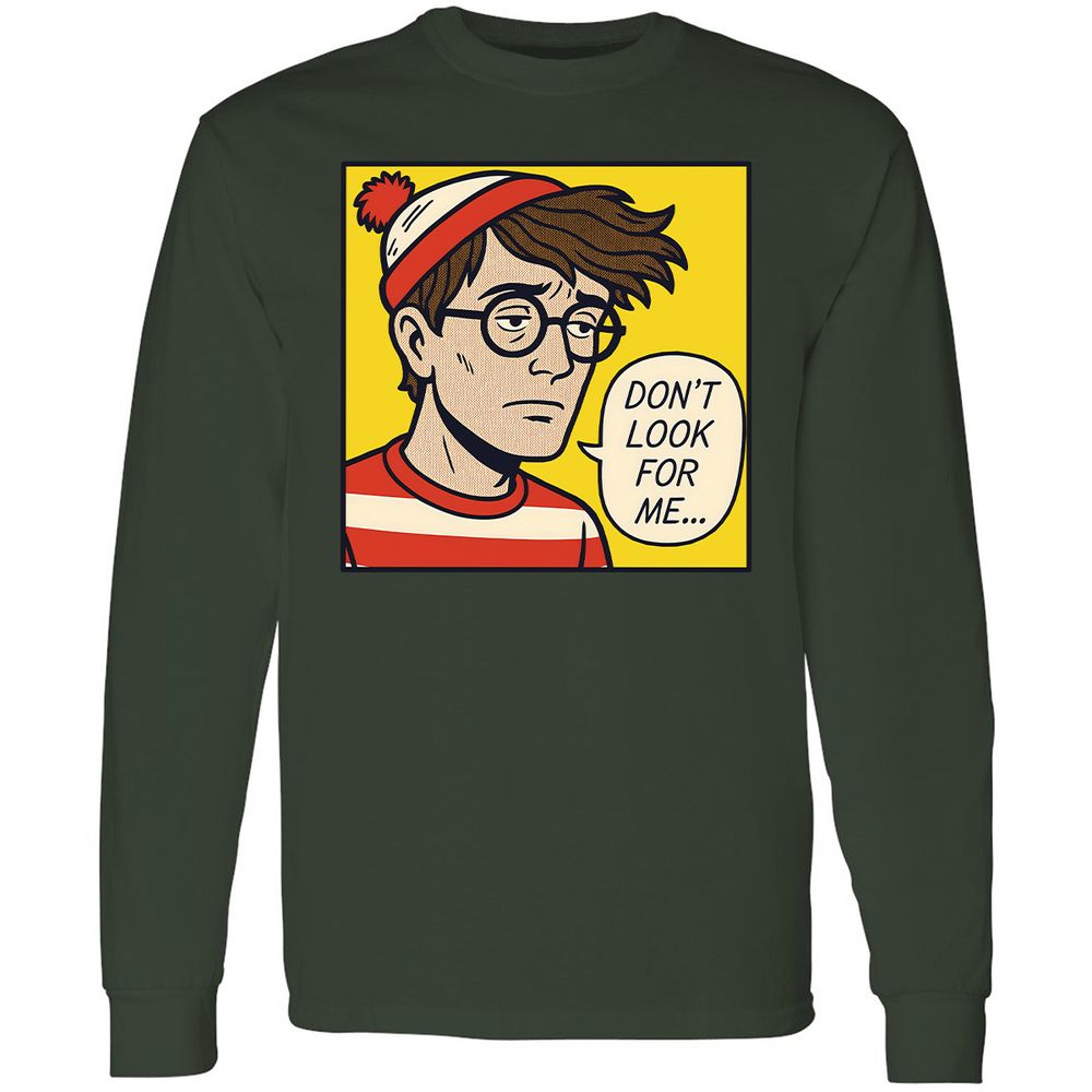 Long Sleeve T-Shirt - NQSVM9PG - Forest Green - 8