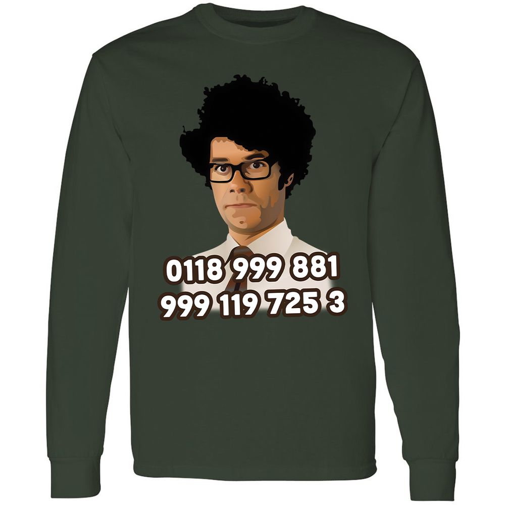 Long Sleeve T-Shirt - 28Q69ZH8 - Forest Green - 8