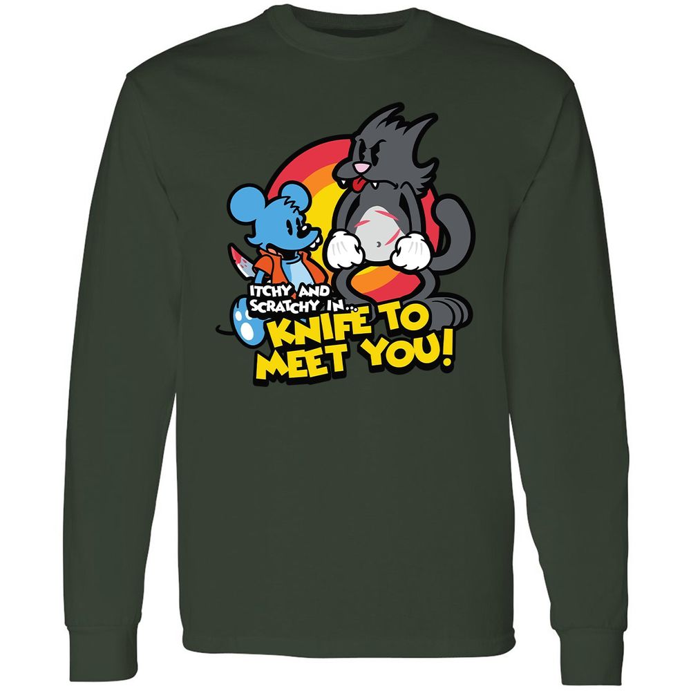Long Sleeve T-Shirt - Y6GZ2438 - Forest Green - 8