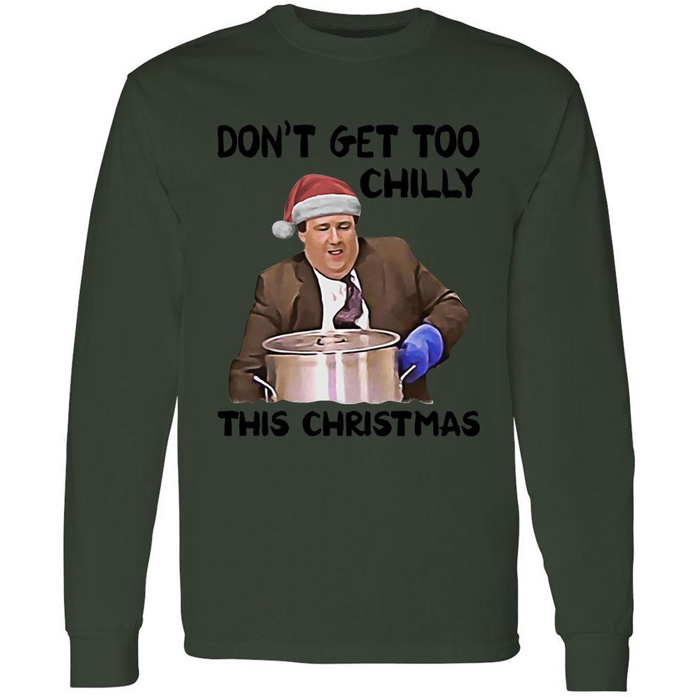 Long Sleeve T-Shirt - QGWC7FZS - Forest Green - 8