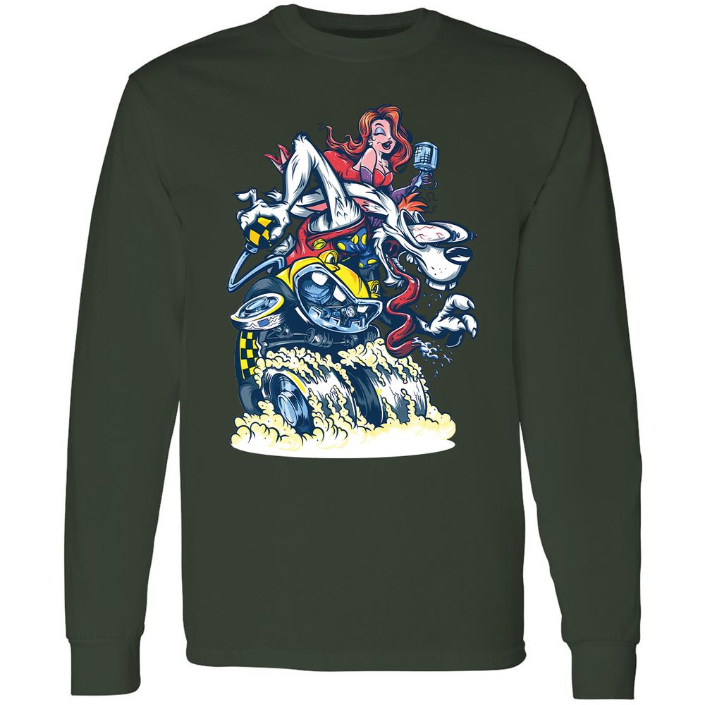 Long Sleeve T-Shirt - NAE183UN - Forest Green - 8