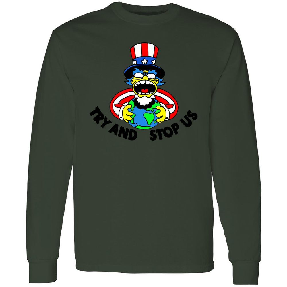 Long Sleeve T-Shirt - 6FXG2UZN - Forest Green - 8