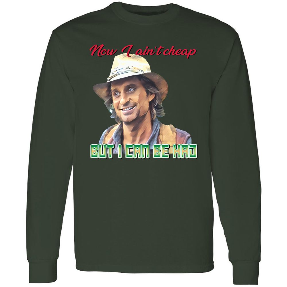 Long Sleeve T-Shirt - GS6WMLGQ - Forest Green - 8