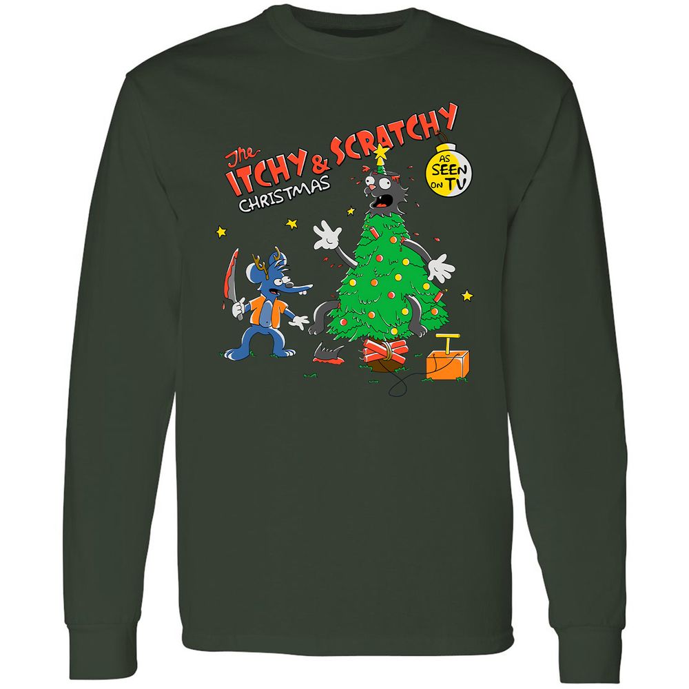 Long Sleeve T-Shirt - JXYD3LGD - Forest Green - 8