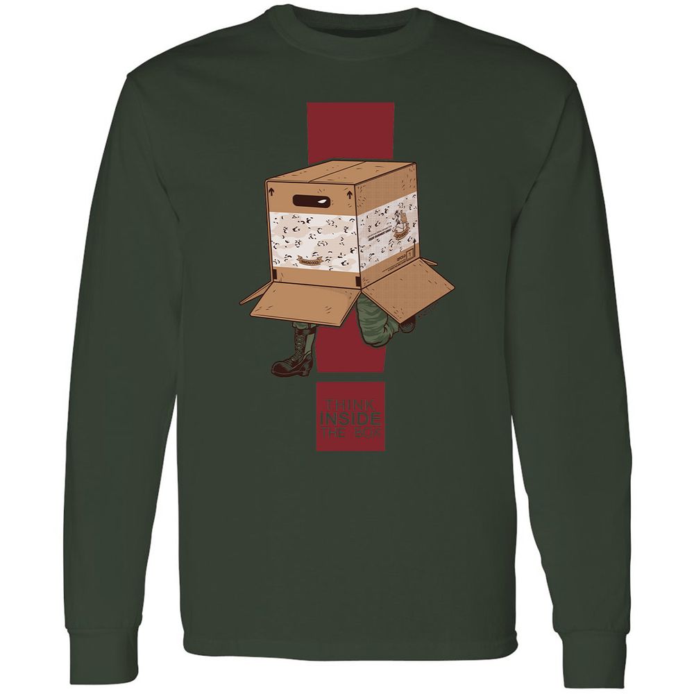Long Sleeve T-Shirt - FV8ATEPD - Forest Green - 8