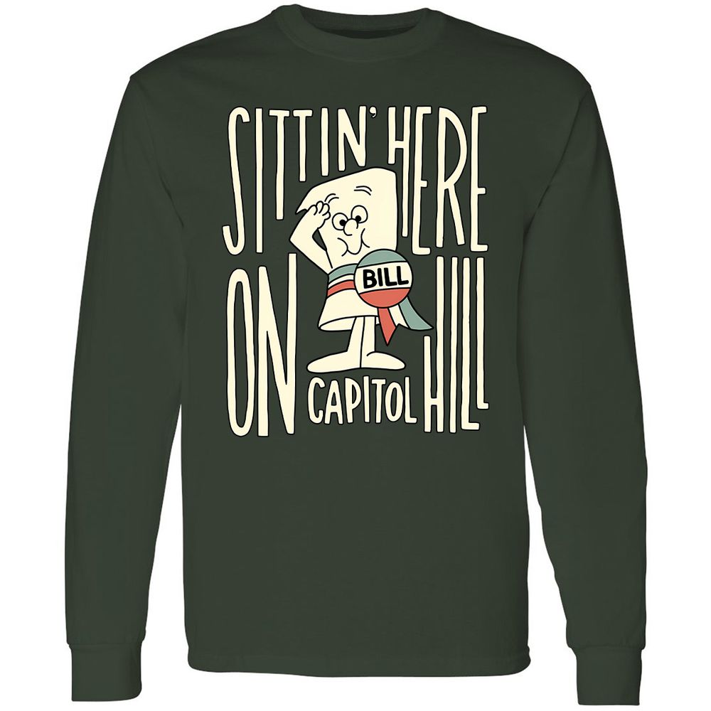 Long Sleeve T-Shirt - Z871UJ5L - Forest Green - 8