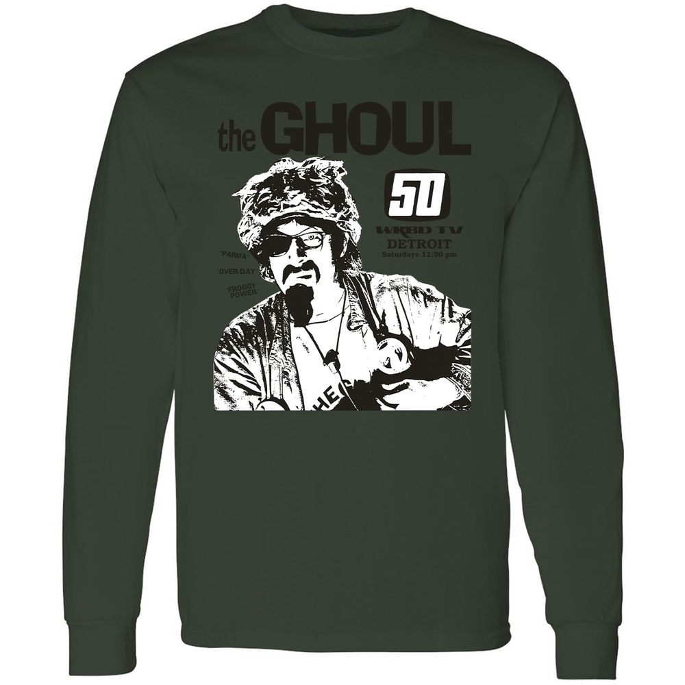 Long Sleeve T-Shirt - UGP4Y62X - Forest Green - 8