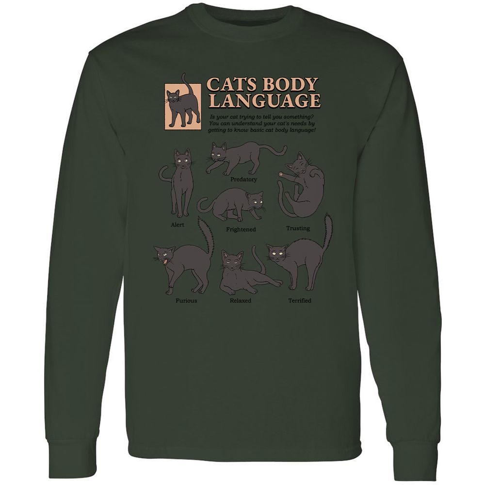 Long Sleeve T-Shirt - WLM4MV9J - Forest Green - 8