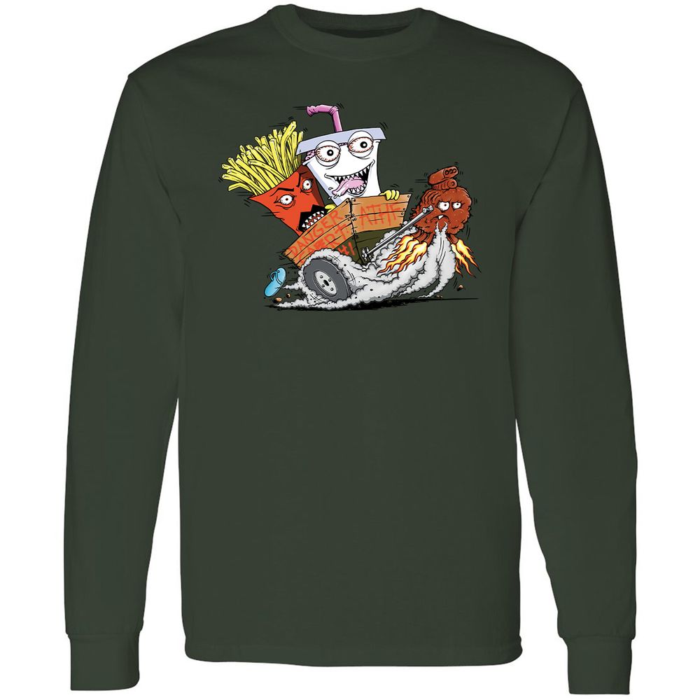 Long Sleeve T-Shirt - C977PTYD - Forest Green - 8