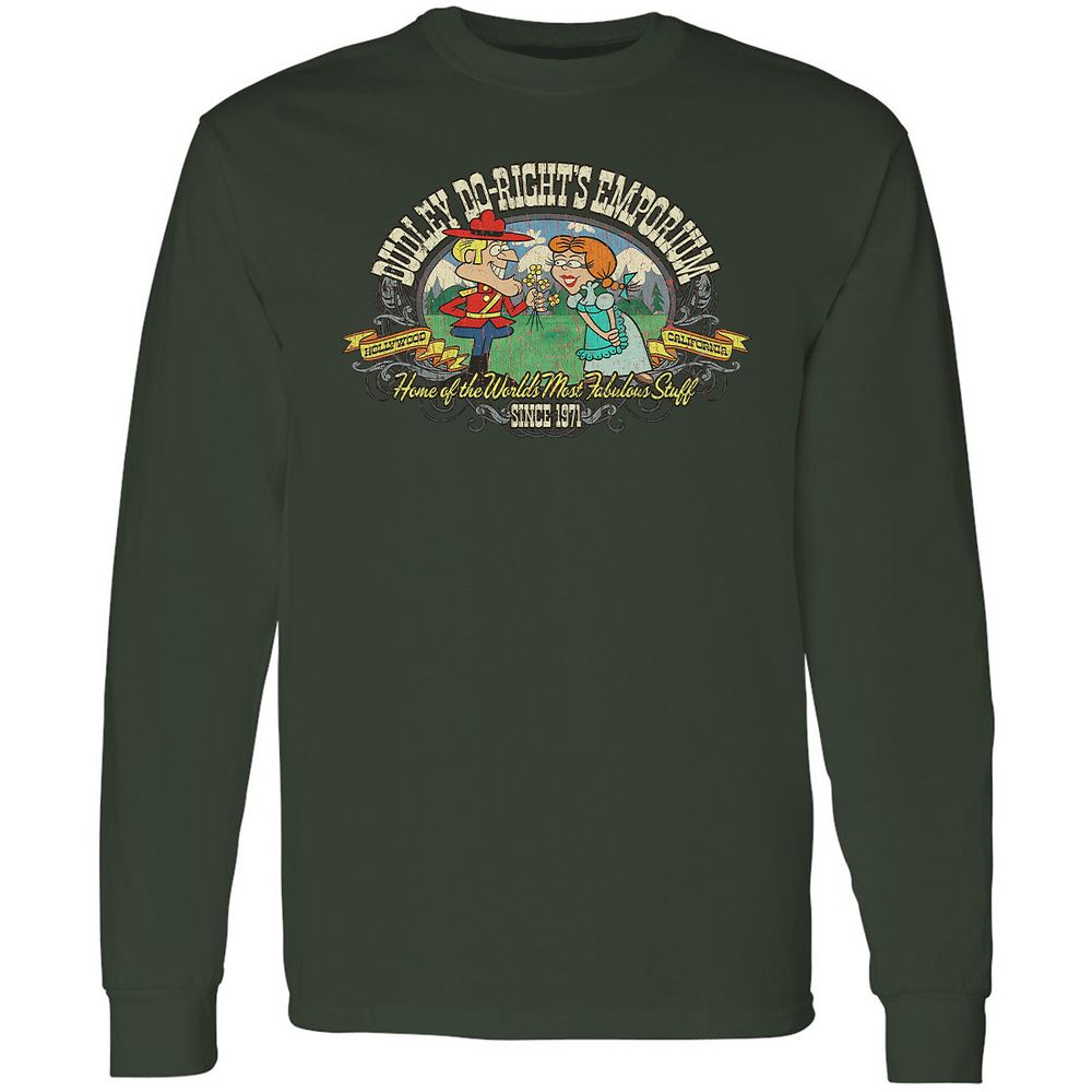 Long Sleeve T-Shirt - UQJM8KDW - Forest Green - 8
