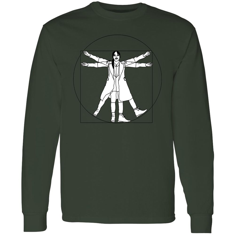 Vitruvian Philomena Cunk - Cunk on Earth - Forest Green - 8