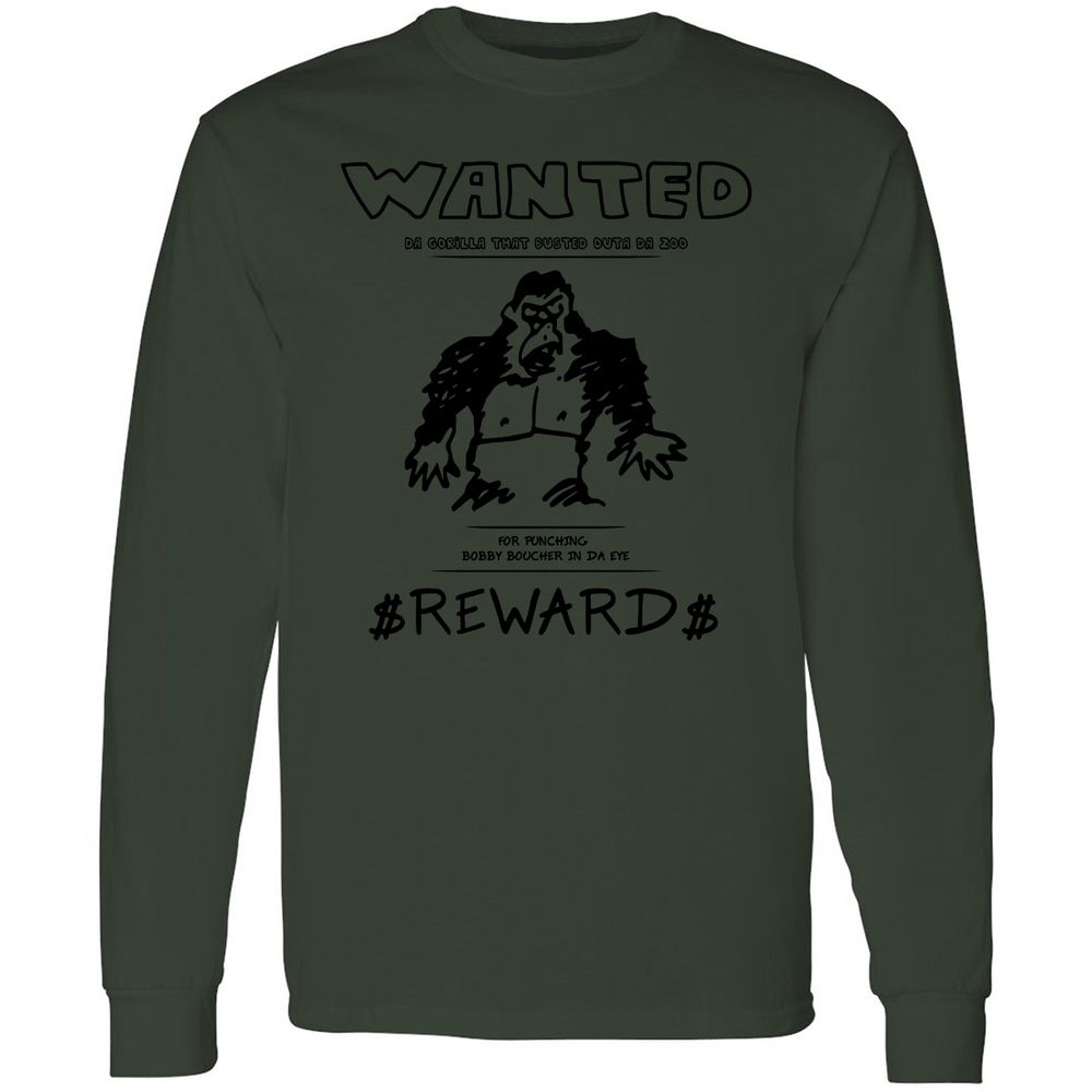 Long Sleeve T-Shirt - X46DQL1Z - Forest Green - 8