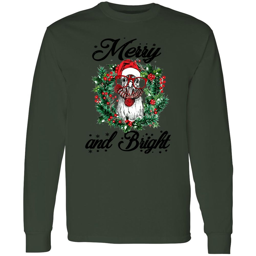 Long Sleeve T-Shirt - 3Q75KZWS - Forest Green - 8