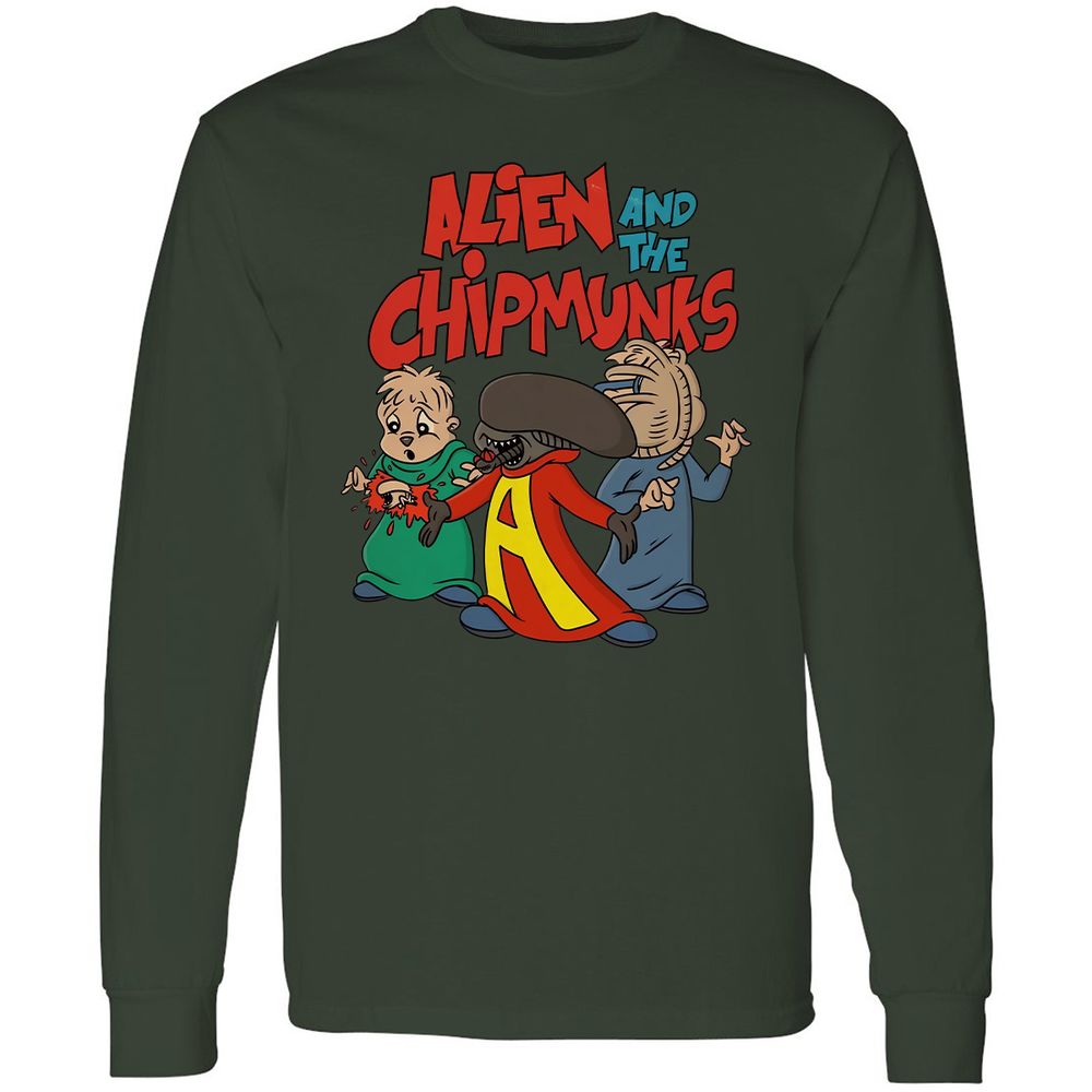 Long Sleeve T-Shirt - AAHAAXPM - Forest Green - 8