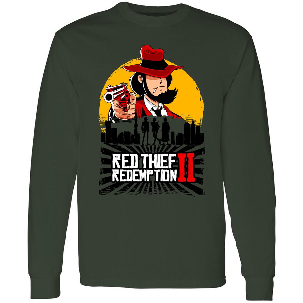 Long Sleeve T-Shirt - PRXJYP4R - Forest Green - 8