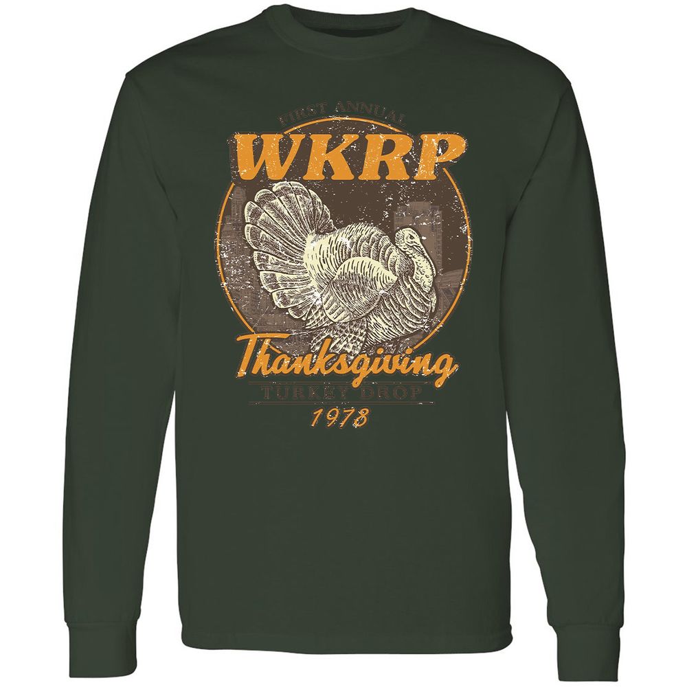 WKRP Turkey Drop - Forest Green - 8