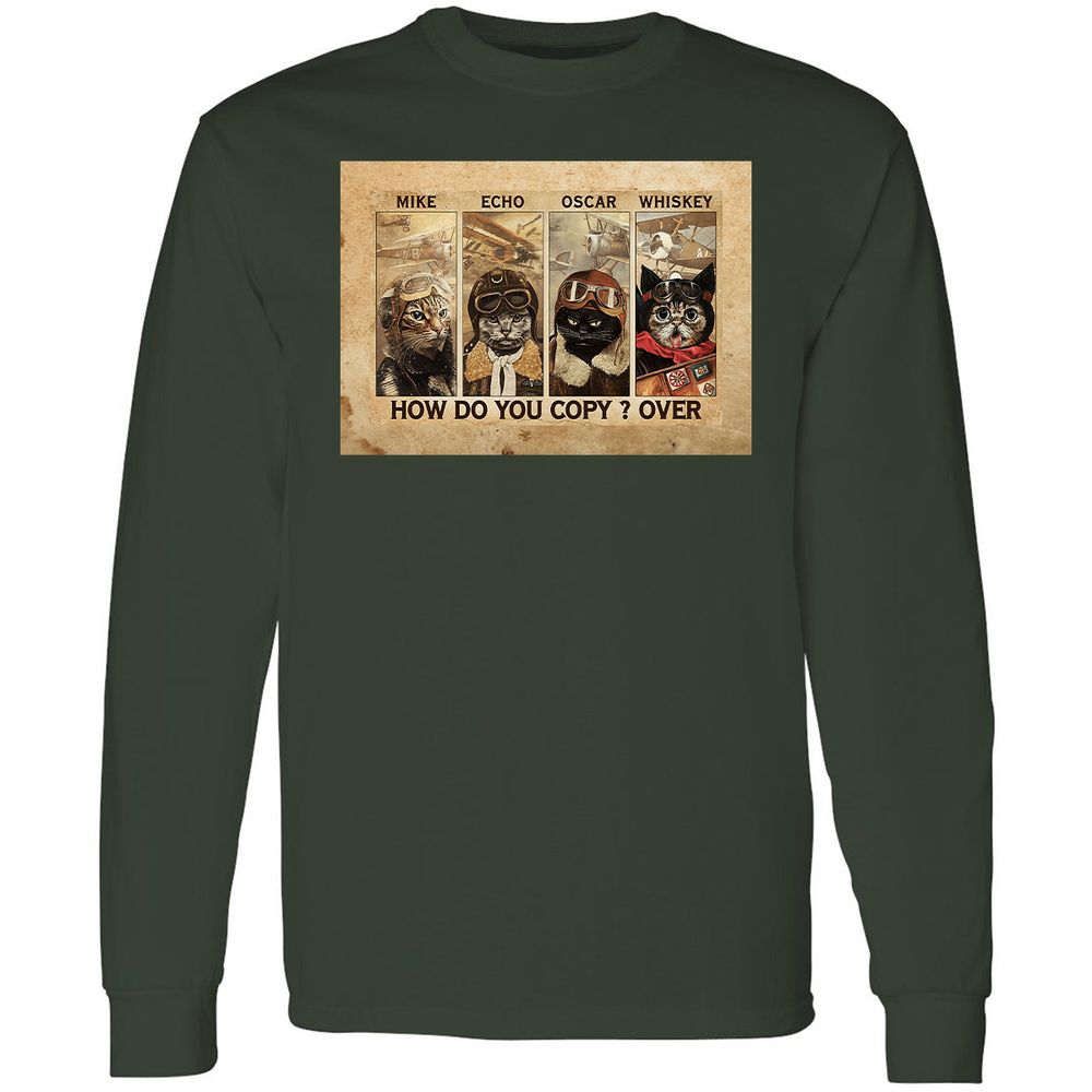 Long Sleeve T-Shirt - 4ZMTXSZA - Forest Green - 8