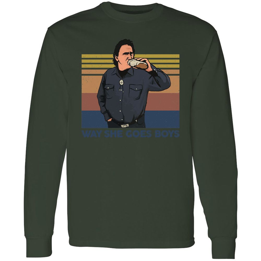 Long Sleeve T-Shirt - FPKDXU5M - Forest Green - 8