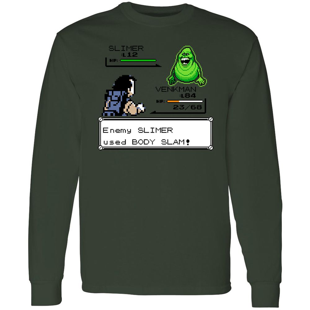 Long Sleeve T-Shirt - 9NYB95K7 - Forest Green - 8