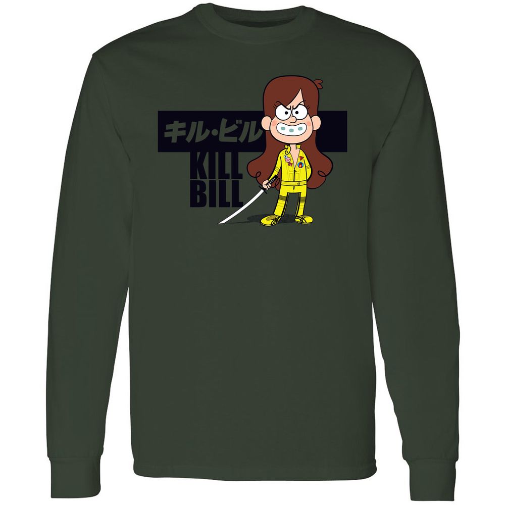 Long Sleeve T-Shirt - AZZCV97V - Forest Green - 8