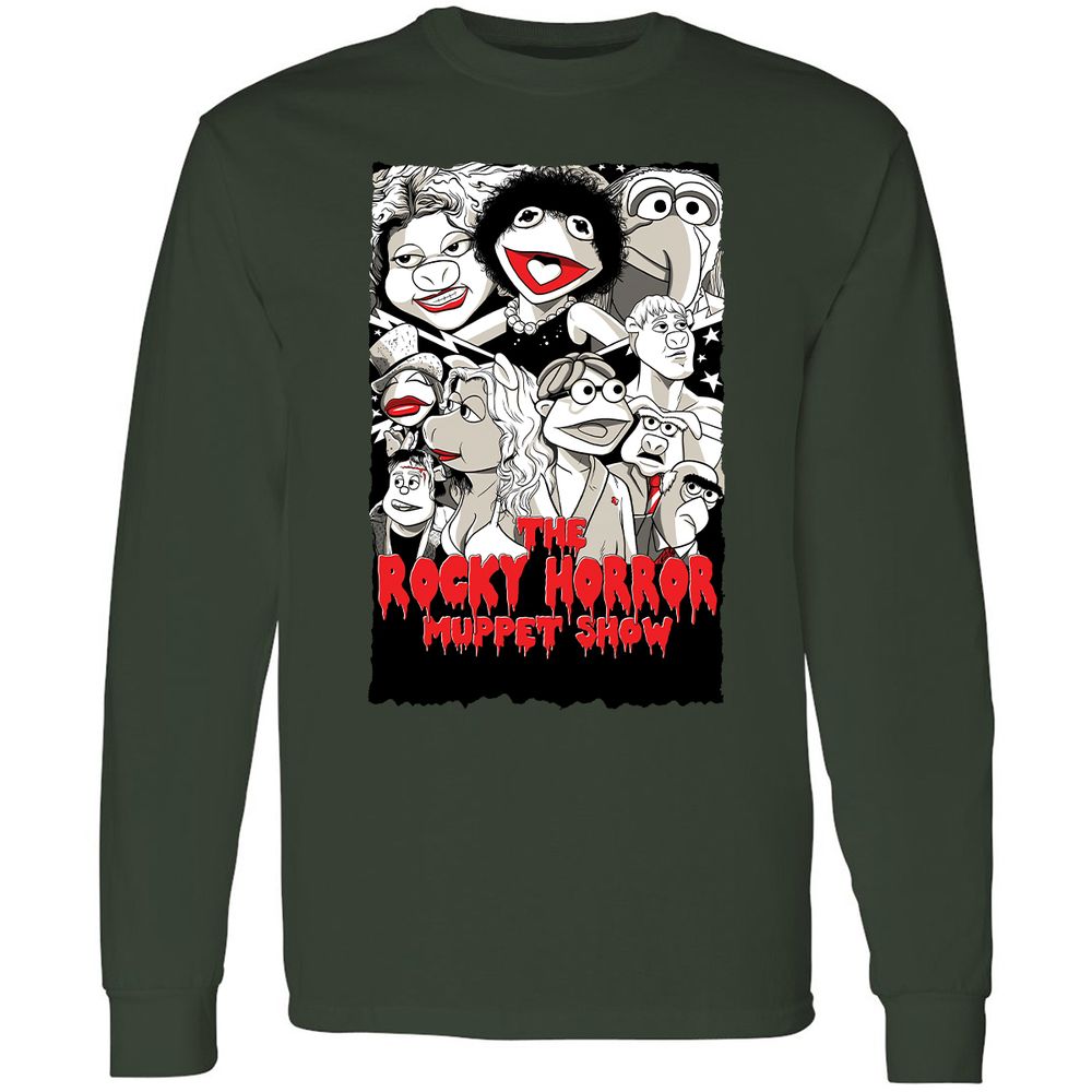 Long Sleeve T-Shirt - 469UP1QD - Forest Green - 8